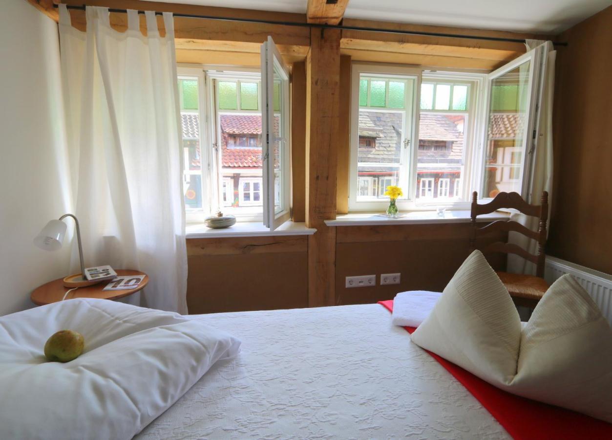Fachwerk-Kultur-Pension Tangobruecke Einbeck Ngoại thất bức ảnh
